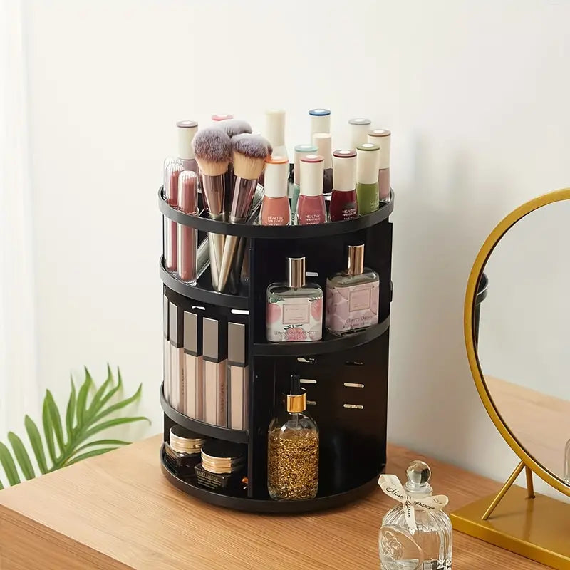 ORGANIZADOR DE MAQUILLAJES NEGRO